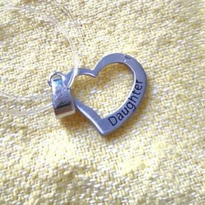 JCM Jacmel Jewelry Daughter Heart Pendant